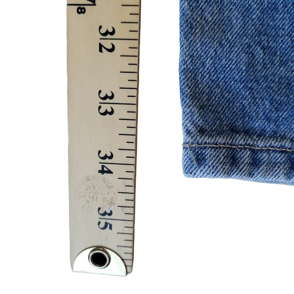 80s Calvin Klein Jeans Mens 31 Blue Denim Straight Leg Pleated 80s USA Made - Picture 6 of 13
